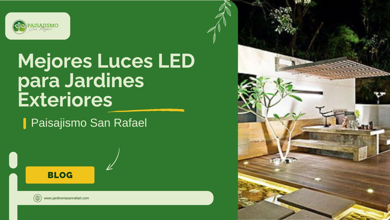Mejores Luces LED para Jardines Exteriores