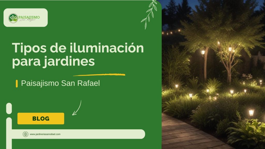 Tipos de iluminación para jardines