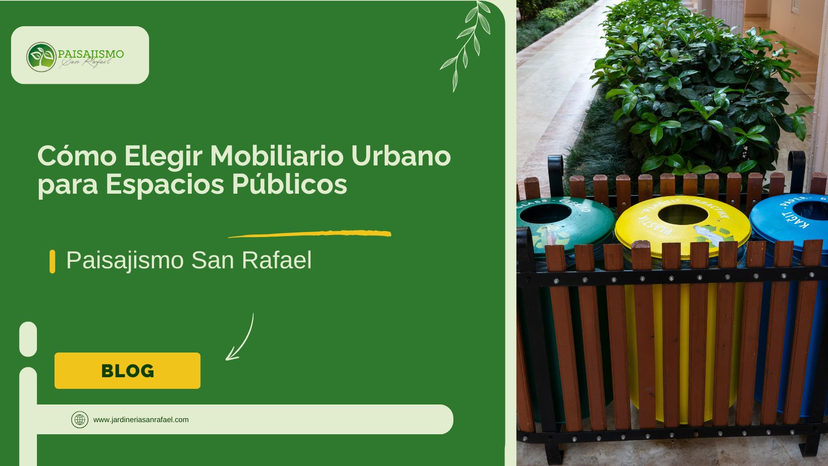 Cómo Elegir Mobiliario Urbano para Espacios Públicos