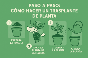 Cómo hacer un trasplante de planta san rafael